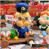 Слепая коробка Оригинальный Popmart Crybaby Lonely Christmas Series Mystery Фигурка Kawaii Baby Xmas Украшение дома Подарочные игрушки Sad Drop Dh0Zl