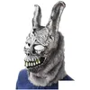 Maschere per feste Animale Cartone animato Maschera di coniglio Donnie Darko Frank The Bunny Costume Cosplay Halloween Maks Forniture 220826 Consegna di goccia Dhn4D