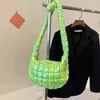 Sacs à bandoulière femmes sac plissé bulles dame fourre-tout matelassé bandoulière