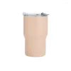 Water Bottles 14oz Portable Cup 304 Stainless Steel Straw Car Mounted Insulation 400ml Ice Cream Keep Cool Summer