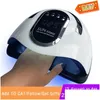 Nageldrogers Merk Zon X11 Max Uv Led Lamp Droger 280W High Power Voor Sneldrogende Gel Polish Ijs drop Levering Dhwux