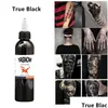 Tatoeage-inkten Yasnow 30/60/120/230 ml zwarte tattoo-inkt Pigment Body Art Kits Professionele schoonheidsverven Make-upbenodigdheden Drop Delivery He Dhbaz