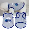Dog Apparel Vest Summer Tank Top Funny T-shirt For Small Dogs Pet With Letter Printing Thin Clothing Outdoor Activities