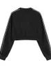 Deeptown Korean Zip Hoodie Y2K Women American Retro Kpop Fashion Streetwear Black Crop Sweatshirt 2023 Autumn Zipper Jacket 240223