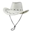 Western cowboyhoed heren en dames lente zomer herfst buiten reizen foto schaduw ridder vintage grote rand jazz cap