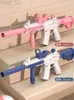 銃おもちゃM416電気水銃自動噴出噴出ライフルガン子供用プールビーチゲームアウトドアフェスティバルキッドギフトおもちゃYQ240307