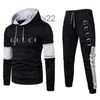 Homens Tracksuits Mens Homens Moda Moletom Hoodies Conjuntos Tracksuit Piece Outfits Jogger Marca Terno Masculino Pulôver Inverno Streetwear Clothesl61sM4S0