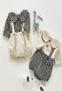 Ensemble de vêtements d'automne pour bébés filles, chemise en coton à manches longues, barboteuse, costume pour tout-petits, vêtements de Style coréen 2108046717416