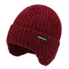 Bérets hiver polaire casquettes pour femmes hommes en plein air chaud solide Skuilles bonnets casquette épaisse Ski protecteurs d'oreille Bonnet unisexe décontracté