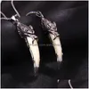 Pendant Necklaces Fashion Wolf Tooth Necklace For Men Long Chain Vintage Jewelry Gift Drop Delivery Jewelry Necklaces Pendants Dhrce