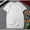 T-shirt oversize da uomo estiva a maniche corte 10XL 9XL 12XL girocollo a mezza manica tinta unita top 240307