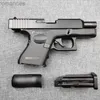 Pistola giocattolo G26 Gen4 Lega Acqua Gel Blaster Metallo Airsoft Pistola giocattolo Manuale Modello di ripresa per adulti Collezione Puntelli di film Migliore qualità 240307