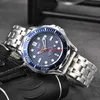 Classic Unisex Watch Leather Strap Versatile Diving Watch, Quartz Watch, Business och Casual Mens AA Watch 20a