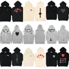 2024 Hoodie sweatshirts vrouwen ritssluiting losse jas spelen sweatshirt commes Cardigan des kleine rode hartjas Garcons standaard en fleece casual jumpers Cardigan heren