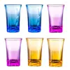 Tumblers 6Pcs Colorful Party Wine Glasses Acrylic Cups For Glass Dispenser Drinking Games Cocktail Household Quilt