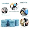 Windshield Wipers New 5/10/20/40/100Pcs Solid Cleaner Car Windsn Wiper Effervescent Tablets Glass Toilet Cleaning Accessories Drop Del Dhlh4