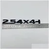 Bilklistermärken 25 4x4i bilklistermärke Badge Tailgate Decal Metal Emblem för Nissan Xtrail Tiida Altima Qashqai Leaf Juke Note T32 T31 Muran DHVQW