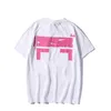 Off White T-shirt per uomo T-shirt Tshirt Magliette Top Donna Girocollo Manica corta Misto cotone traspirante Stampa Ricamo Designer T-shirt Abbigliamento Estate 418