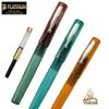 Oryginalny Platinum Fountain Pen Prefounte 3 Kolory Przezroczyste 03 mm stal nierdzewna NIB School School for For Pisma Birthstone 240306