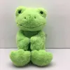 Plush Animals 40cm green Stuffed toy construction bear soft frog plush fill doll high school childrens gift room decoration 230728 240307