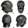 Party Masken Waylike Film Aliens Vs Predator Maske Cosplay Kostüm Alien Antenne Horror Halbe Latex Requisiten Halloween Drop Lieferung Dhqff