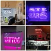 Open Shop Cafe Bar Pub Business Led Neon Sign-3D Carving Wall Art för HomeroombedroomOfficeFarmhouse Decor 240223