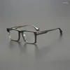 Okulary przeciwsłoneczne ramy retro octanu prostokątne okulary rama dla mężczyzn i kobiet Business Business Optic