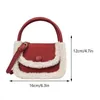 Schoudertassen Dames Pluizige Tote Sling Bag Mode Fuzzy Crossbody Casual Harige Satchel Hobo Nepbont Handtas Winter Woon-werkverkeer Portemonnee