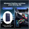 Pudełko tkanki samochodowej NOWOŚĆ CARLINKIT 4.0 bezprzewodowy adapter z Androidem 3.0 2 w 1 dla Appreaddandroid Carplay Ai Box USB Dongle VW Benz Kia Drop de dhuct