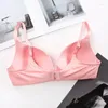 Sutiãs japoneses roupas finas sem traço roupa interior mulheres underwire pequenos seios reunir meninas fina estudante suave sutiã capa