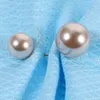 Brooches 3pcs Safety Women Brooch Pin Anti-emptied Lapel Delicate Pearl