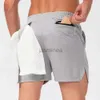 Shorts pour hommes shorts hommes Yoga Camos respirant pantalon de sport avec boucle de serviette lâche décontracté course citron hommes en gros hommes de haute qualité 240307