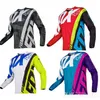 2023 Мужские футболки Fox, продажа велосипедного костюма для горного велосипеда, внедорожный мотоцикл, снижающий скорость, дышащая и быстросохнущая верхняя партия с длинными рукавами