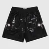 Heren shorts heren mesh zwemshorts ontwerper erics emmanuels basketbal korte broek dames running cloud top fitness losse pasvorm voetbal sport kwart broek 240307