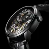 Zegarek ailang top marka luksusowy zegarek Mężczyźni Automatyczne świetliste czarny zegar podwójny turbillon Waterproof Mechanical Relogio