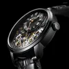 Montres-bracelets AILANG Top Marque Montre De Luxe Hommes Automatique Lumineux Noir Horloge Double Tourbillon Étanche Mécanique Relogio