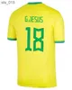 Soccer Jerseys 2024 Brasils Soccer Jerseys 22/23/24 L.Paqueta Richarlison Shirt Raphinha Kids Kit Footballh240307