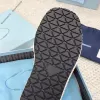 10A Top Quality Straw Weave Sandal Designer Chaussure Homme Blanc Raphia Sandale Luxe Triangle Slipper Boucle Diapositives Pantoufles Femmes Plate-forme d'été Crochet Slide