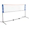 Jogos ao ar livre atividades ajustável altura portátil badminton net conjunto com saco de transporte entrega esportes ao ar livre lazer esportes dhaq1