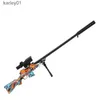 Gun Toys M24 Gel Ball Rifle Manual Toy Gun Sniper Hydrogel Airsoft Pistol Gun Launcher for Adults Kids Outdoor Games CS yq240307