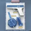 おもちゃ銃銃のおもちゃM416ウォーターガンエレクトリックグロックピストルシューティングおもちゃ自動屋外ビーチガンサマービーチビーチおもちゃ