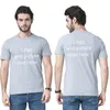 Costumes pour hommes A1648 et T-shirt en coton à col rond pour femmes, personnalisé, créez votre Logo, image de groupe personnel