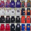 Retro Basketball Jerseys 3 Allen Iverson 55 Jason Williams 4 Chris Webber 10 Michael Mike Bibby Stephen Curry 30 Vintage najwyższa jakość dla Mans Sport Wears Koszulki