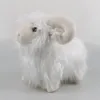 Highland Fleece Ram Peluş Oyuncak Bebek Anime Sevimli Oda Dekorasyon Yastığı Noel Doğum Günü Hediyesi