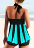 2023 Dames Beach Fashion Print Tankini Sexy Bikini Set Summer Swimming Two Piece 240223