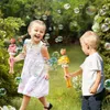 Jeux de nouveauté Jouets de bain pour bébé Enfants donc pistolet à eau Jouets d'été pour enfants Pistolet à bulles avec musique et machine à bulles légères Aucun déversement Jeux de fête de mariage Garçon 3 ans Q240307