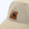 Skórzana etykieta na rzep haftowane baseballowe płótno miękkie top do mycia wody gięcie odzież robocza pary kapelusz