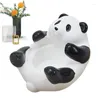 Bougeoirs Panda porte-bougie bougie chauffe-plat 3D mignon avec des détails complexes plateau à bijoux support décoratif pour la maison