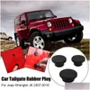 Other Interior Accessories New 3Pcs Tailgate Rubber Plug For Jeep Wrangler Jk 2007- Spare Tire Carrier Delete Car Accessories Waterpro Dhnxy