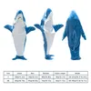 Одеяло Soft Warm Shark For Adts с капюшоном и свободным комбинезоном 230809 Прямая доставка Dhgmf